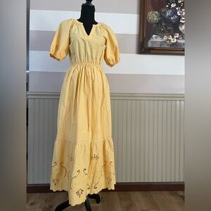 NWOT 100%Cotton Brand New Moon River Midi Dress Size XS